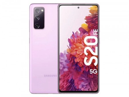 Samsung Galaxy S20 FE 5G 128GB Lavendel med skjermsparer og veske