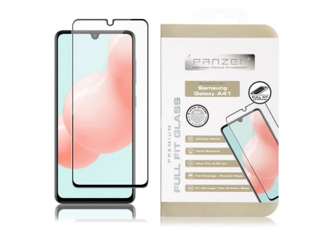 Panzer Full Fit Galaxy A41, Svart